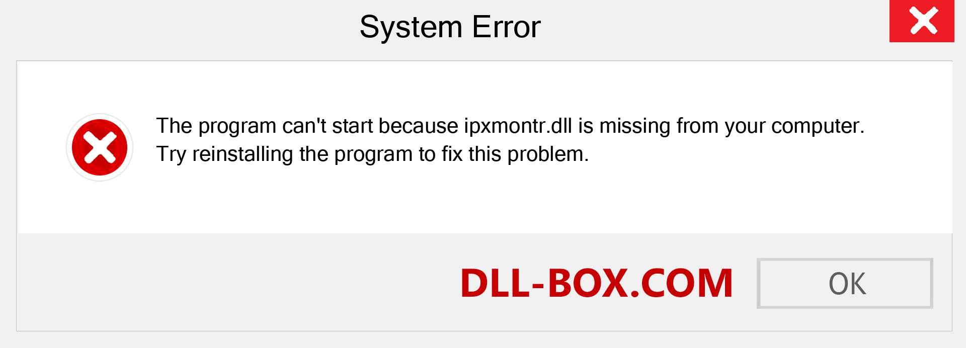  ipxmontr.dll file is missing?. Download for Windows 7, 8, 10 - Fix  ipxmontr dll Missing Error on Windows, photos, images